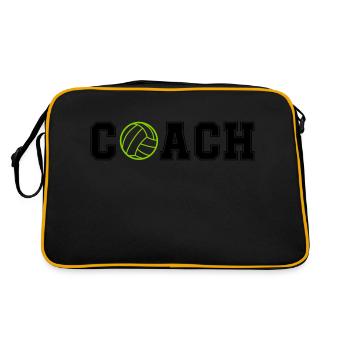 Entraîneur de handball - Sac Retro - noir/or - Dos
