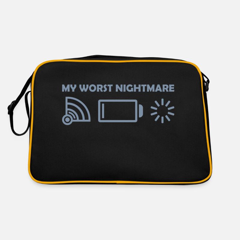 Logos my worst nightmare Retro Bag