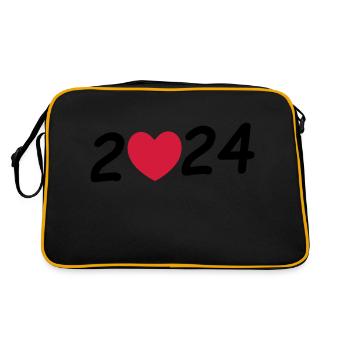 2024 - Retro Bag - black/gold - Back
