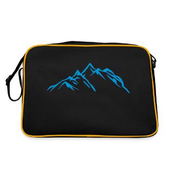 Montagnes Montagnes 2 - Sac Retro - noir/or - Dos