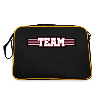 Team Design - Retro Bag - black/gold - Back