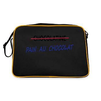 Pain au chocolat - Sac Retro - noir/or - Dos