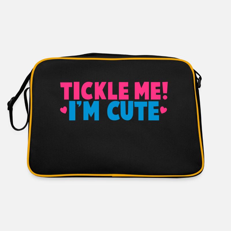 Chatouiller moi que je suis mignon! Sac Retro