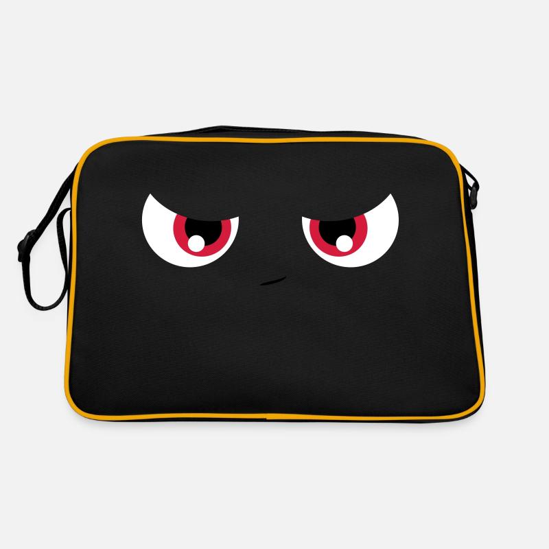 lustiges Gesicht Retro Tasche