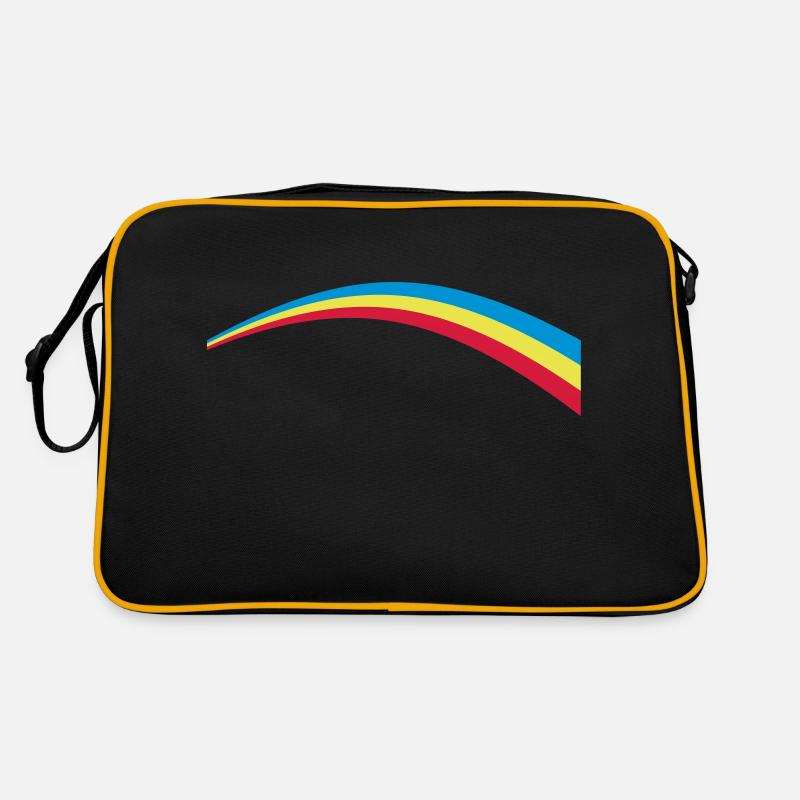 regenbogen_3c Retro Tasche