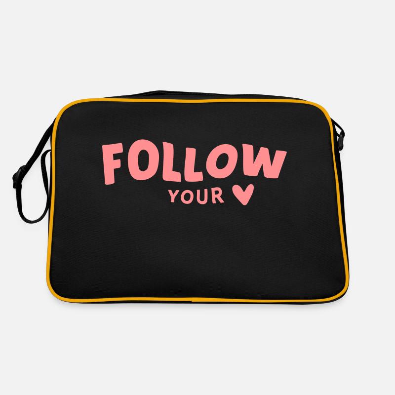 suivez le cœur Sac Retro