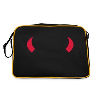 devil - Retro Bag - black/gold - Back