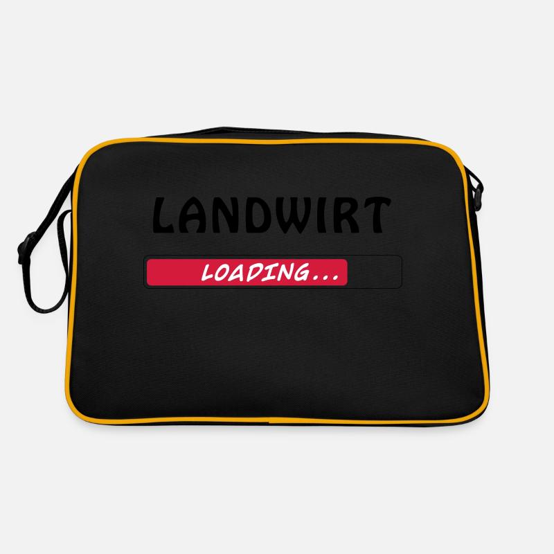 Landwirt loading Retro Tasche