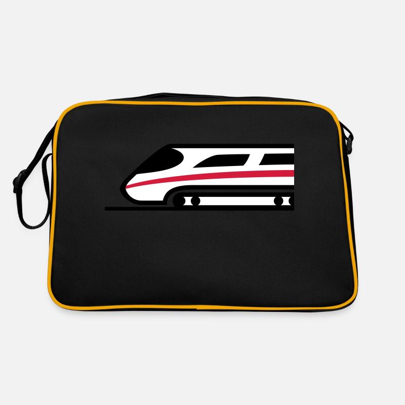 Express Train Logo Retro Tasche