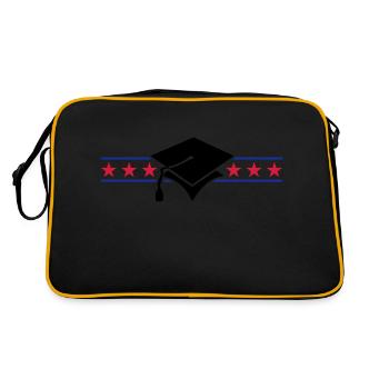 scholar hat / Gelehrtenhut (3c) - Retro Bag - black/gold - Back