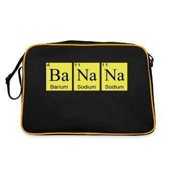 Banana - Sac Retro - noir/or - Dos
