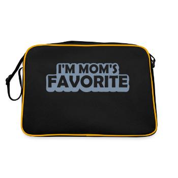 I m mom s - Retro Bag - black/gold - Back