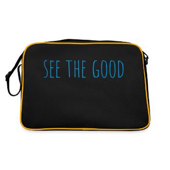 voir la bonne citation - Sac Retro - noir/or - Dos