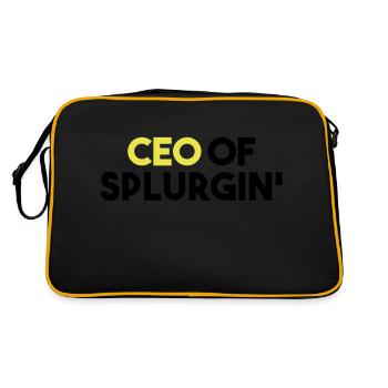 PDG DE SPLURGIN' - Sac Retro - noir/or - Dos