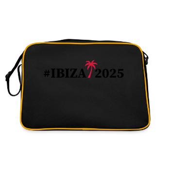 Ibiza 2025 Palmier - Sac Retro - noir/or - Dos