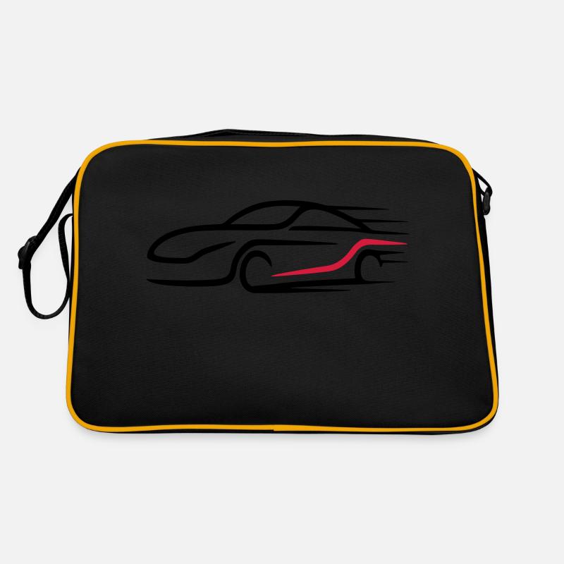 Car Turbo Logo Racing Car Retro Bag