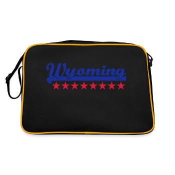 Wyoming - Sac Retro - noir/or - Dos