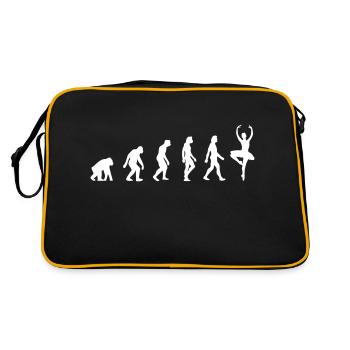 L'évolution des ballerines - Sac Retro - noir/or - Dos