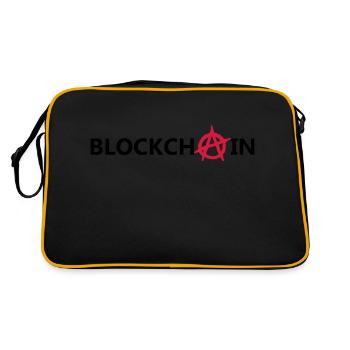 blockchain - Sac Retro - noir/or - Dos