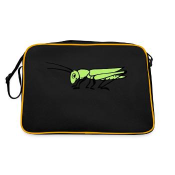 Sauterelle - Sac Retro - noir/or - Dos