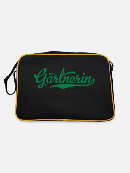 Jardinier - Sac Retro - noir/or - Dos