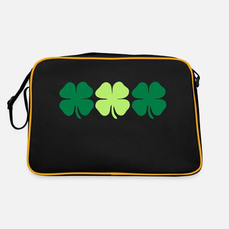 3 4 leaf clovers Retro Bag