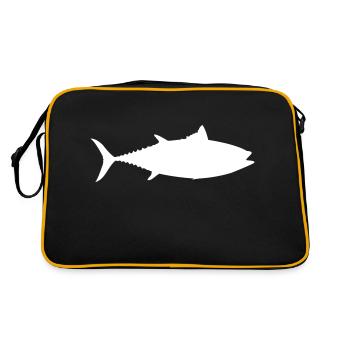 Poisson - Sac Retro - noir/or - Dos