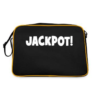 gros lot - Sac Retro - noir/or - Dos