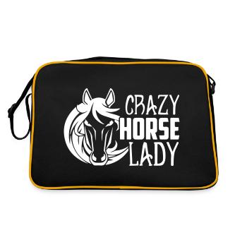 Dame de cheval fou - Sac Retro - noir/or - Dos