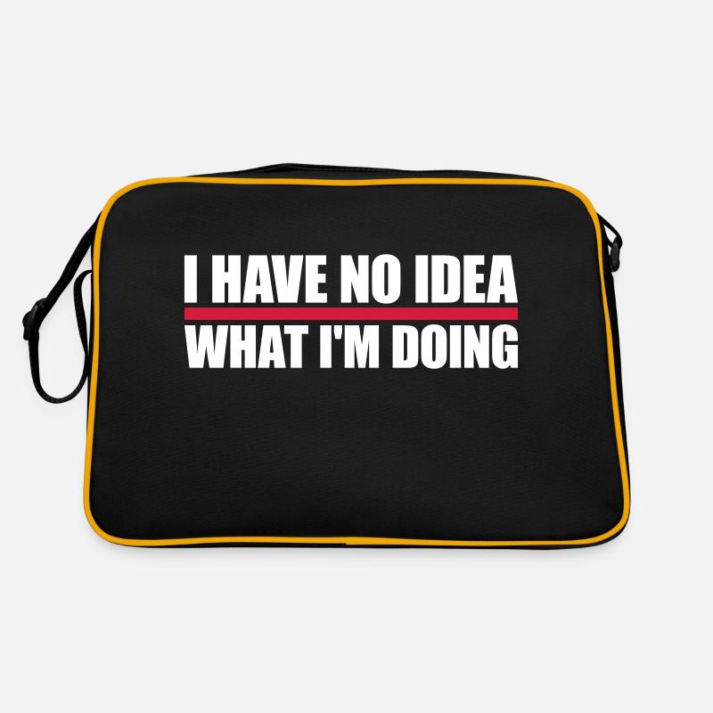 I Have No Idea Retro Bag