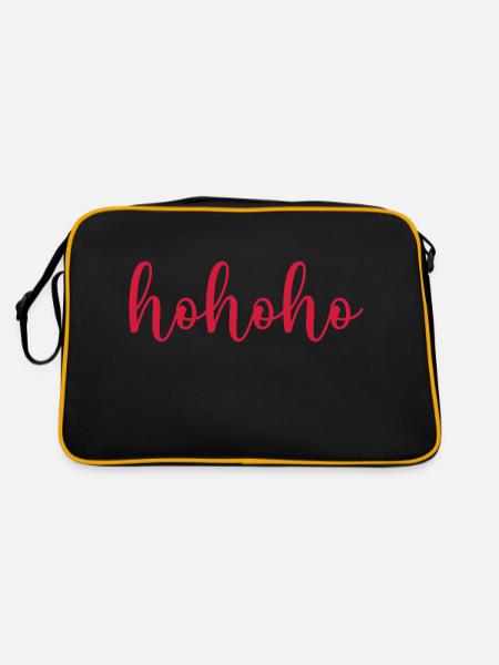 hohoho - Retro Bag - black/gold - Back