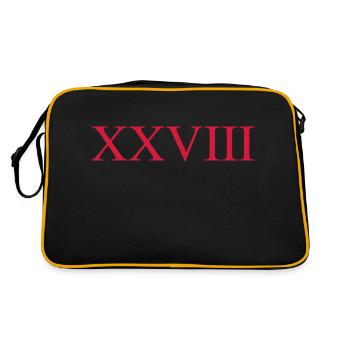 28 - Retro Bag - black/gold - Back