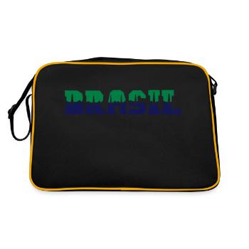 Brasil pulsation Brésil - Sac Retro - noir/or - Dos