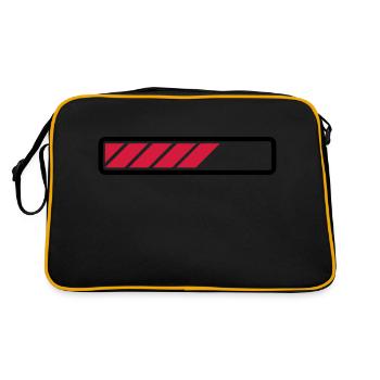 Loading bar - Retro Bag - black/gold - Back