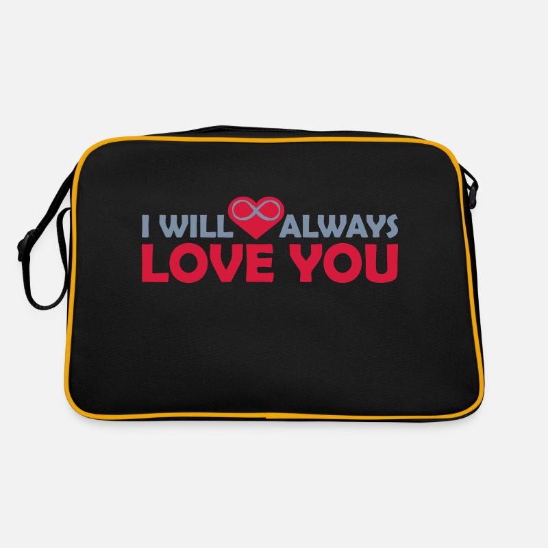 I will always love Retro Tasche