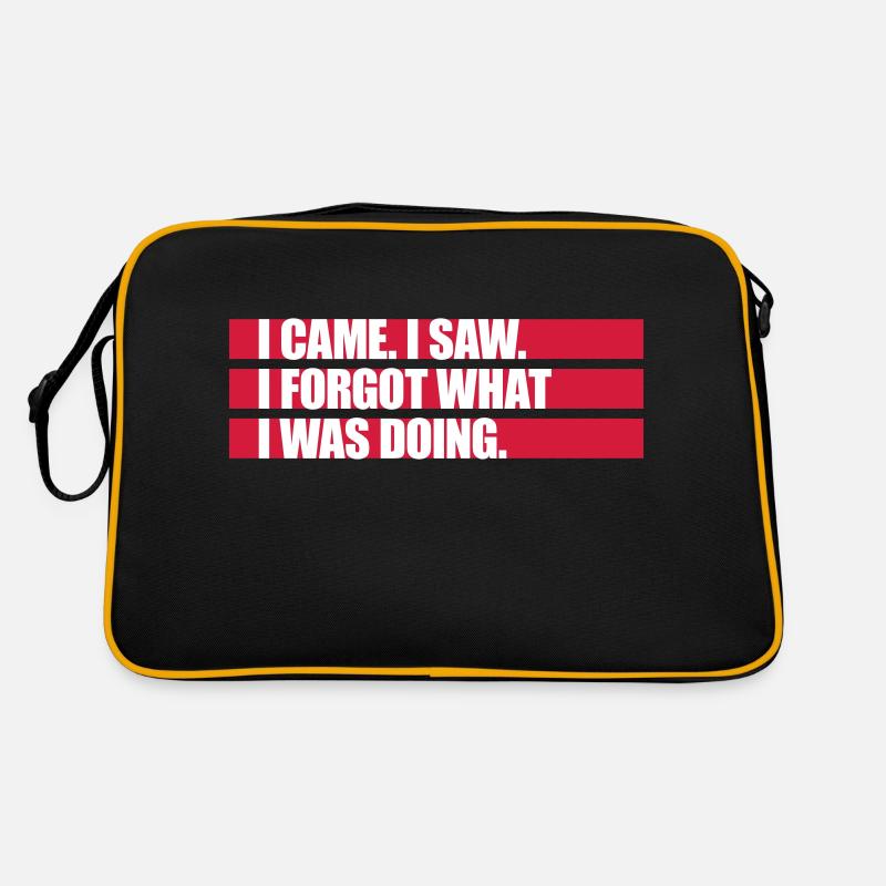 I came saw forget Retro Tasche