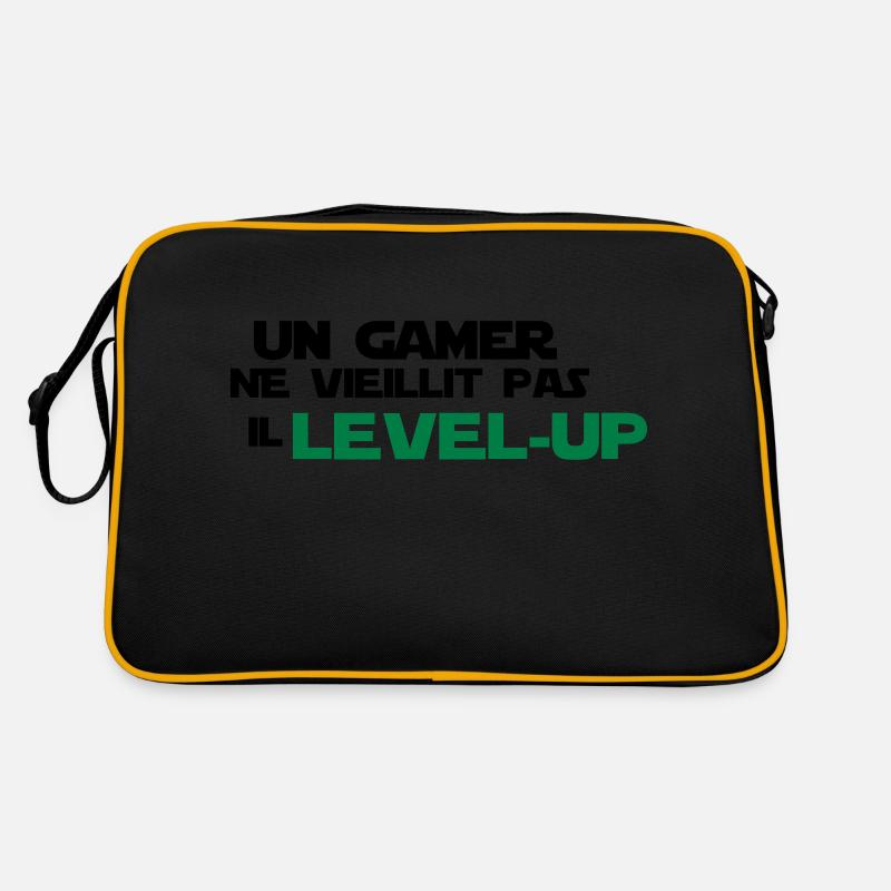 un gamer ne vieillit pas Sac Retro