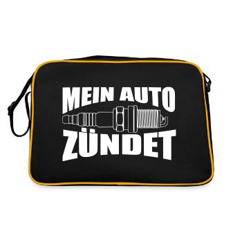 Ma voiture est en feu - Sac Retro - noir/or - Dos