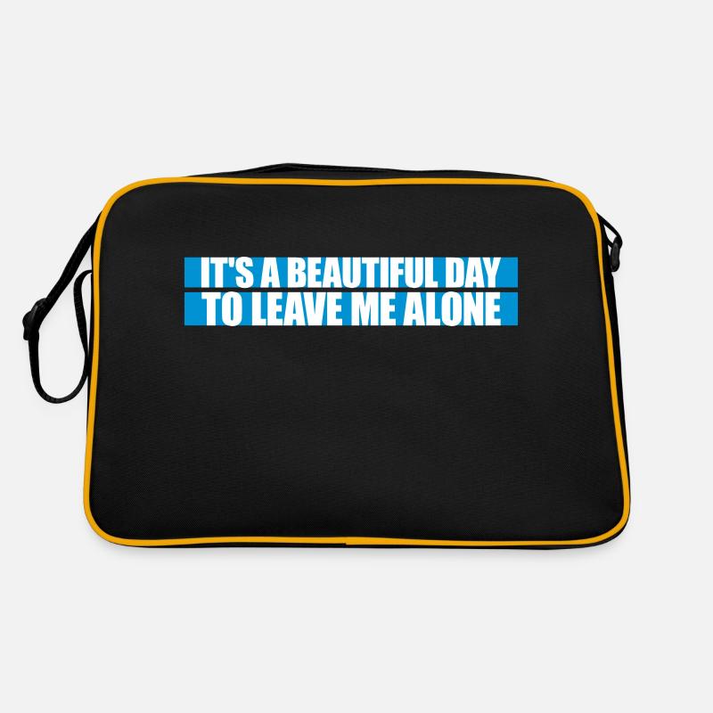 leave me alone day Retro Bag