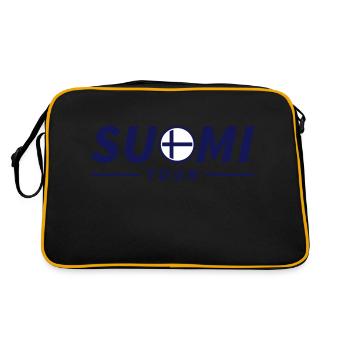 Suomi Tour Finland - Retro Bag - black/gold - Back
