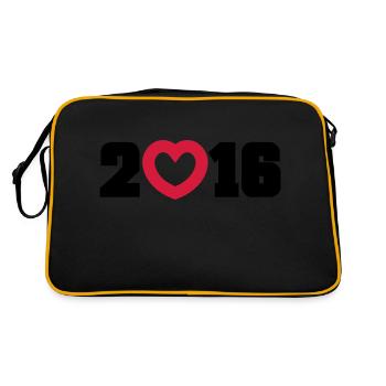 2016 - Retro Bag - black/gold - Back