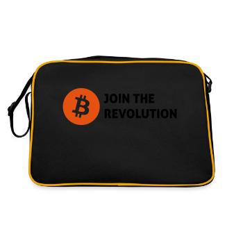bitcoin - Retro Bag - black/gold - Back