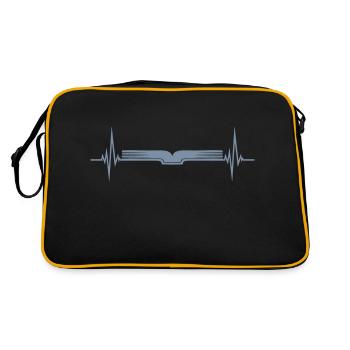 Frequency Pages Read Book - Retro Bag - black/gold - Back