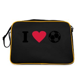 fußball - Sac Retro - noir/or - Dos