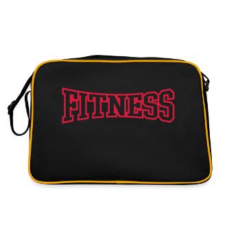 Fitness - Retro Bag - black/gold - Back