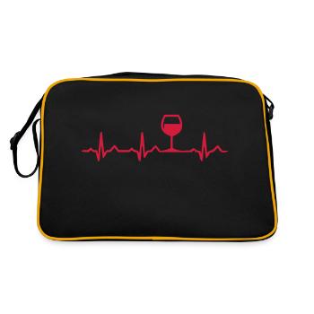 ECG red wine red wine - Retro Bag - black/gold - Back