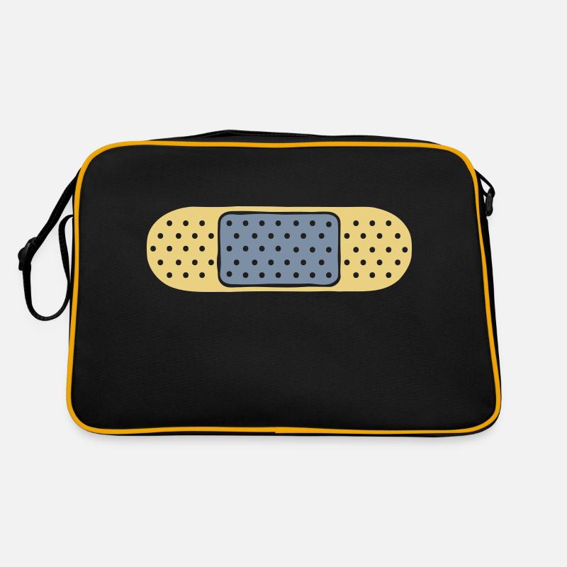 Design Punkte Pflaster Retro Tasche