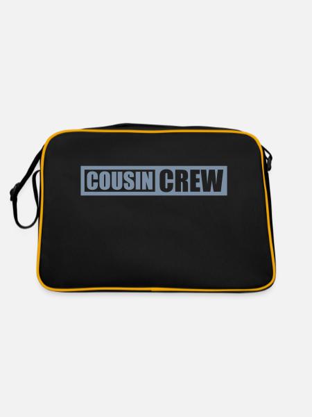 Leader Cousin Crew Team - Retro Bag - black/gold - Back
