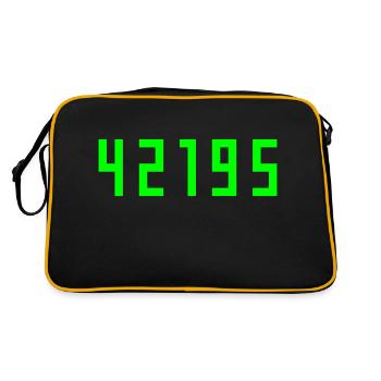 Marathon 42195 meters - Retro Bag - black/gold - Back