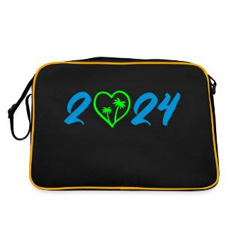 2024 - Retro Bag - black/gold - Back